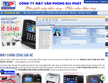 Tablet Screenshot of mayvanphongdaiphat.com